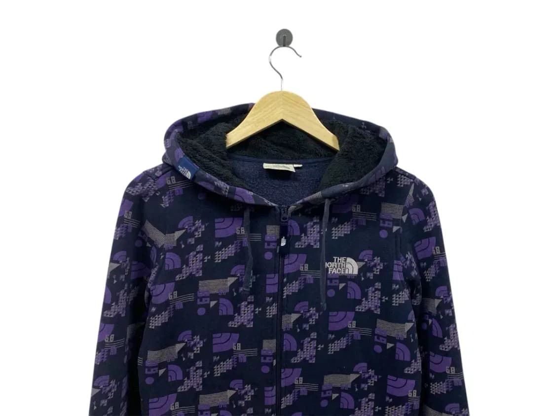 노스페이스 그래픽 로고 기모 후드집업 85 M 상품이미지2