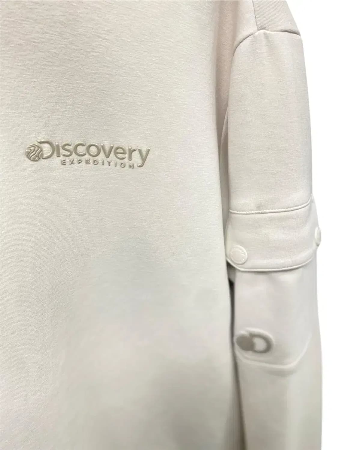 디스커버리 아이보리 맨투맨 95 상품이미지3