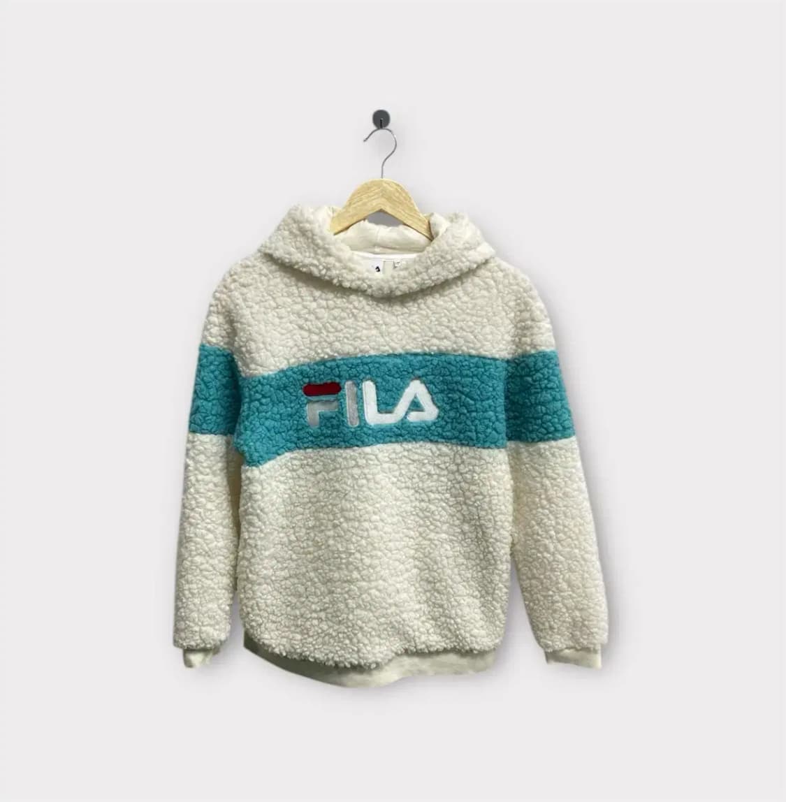 휠라 FILA 뽀글이 후드 티셔츠 165호 / 여성S 상품이미지1
