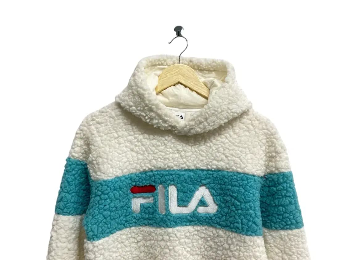 휠라 FILA 뽀글이 후드 티셔츠 165호 / 여성S 상품이미지2