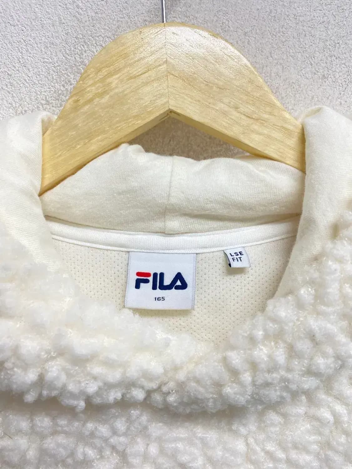 휠라 FILA 뽀글이 후드 티셔츠 165호 / 여성S 상품이미지4