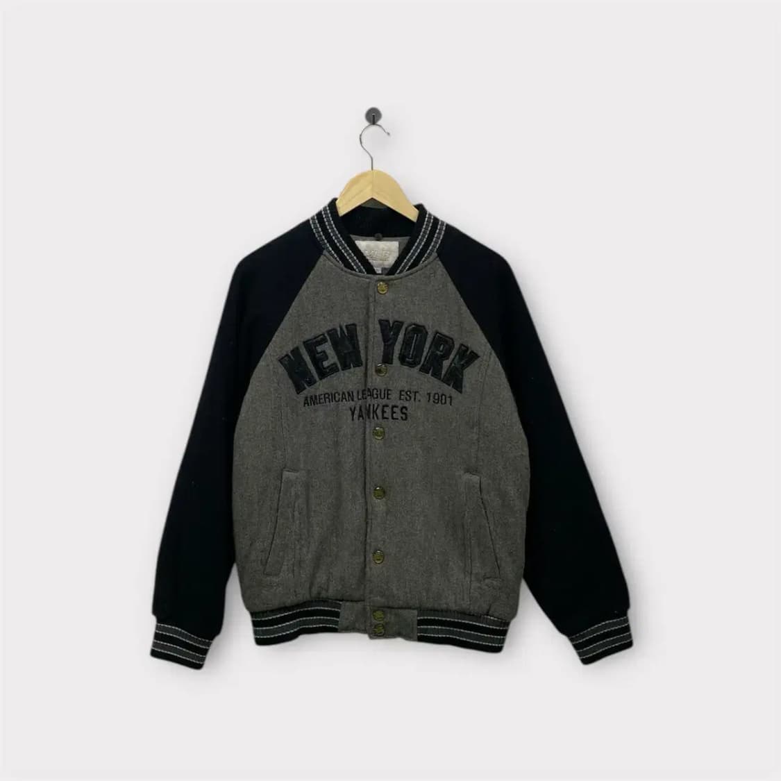 MLB 뉴욕 양키즈 모직 바시티자켓 95 상품이미지1