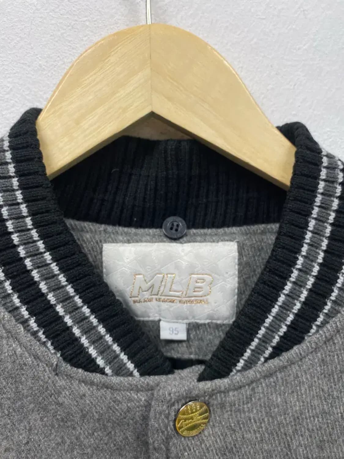 MLB 뉴욕 양키즈 모직 바시티자켓 95 상품이미지6