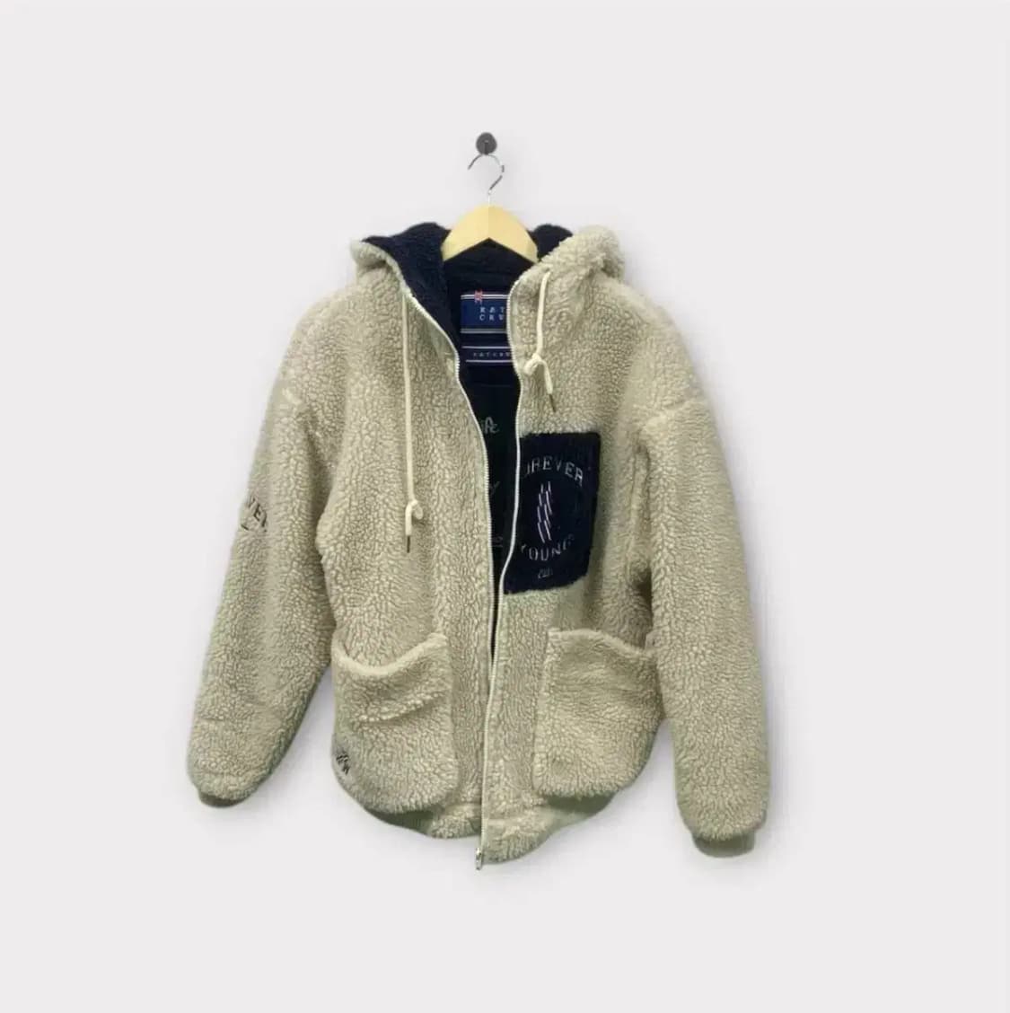 로맨틱크라운 뽀글이 집업점퍼 M 상품이미지1