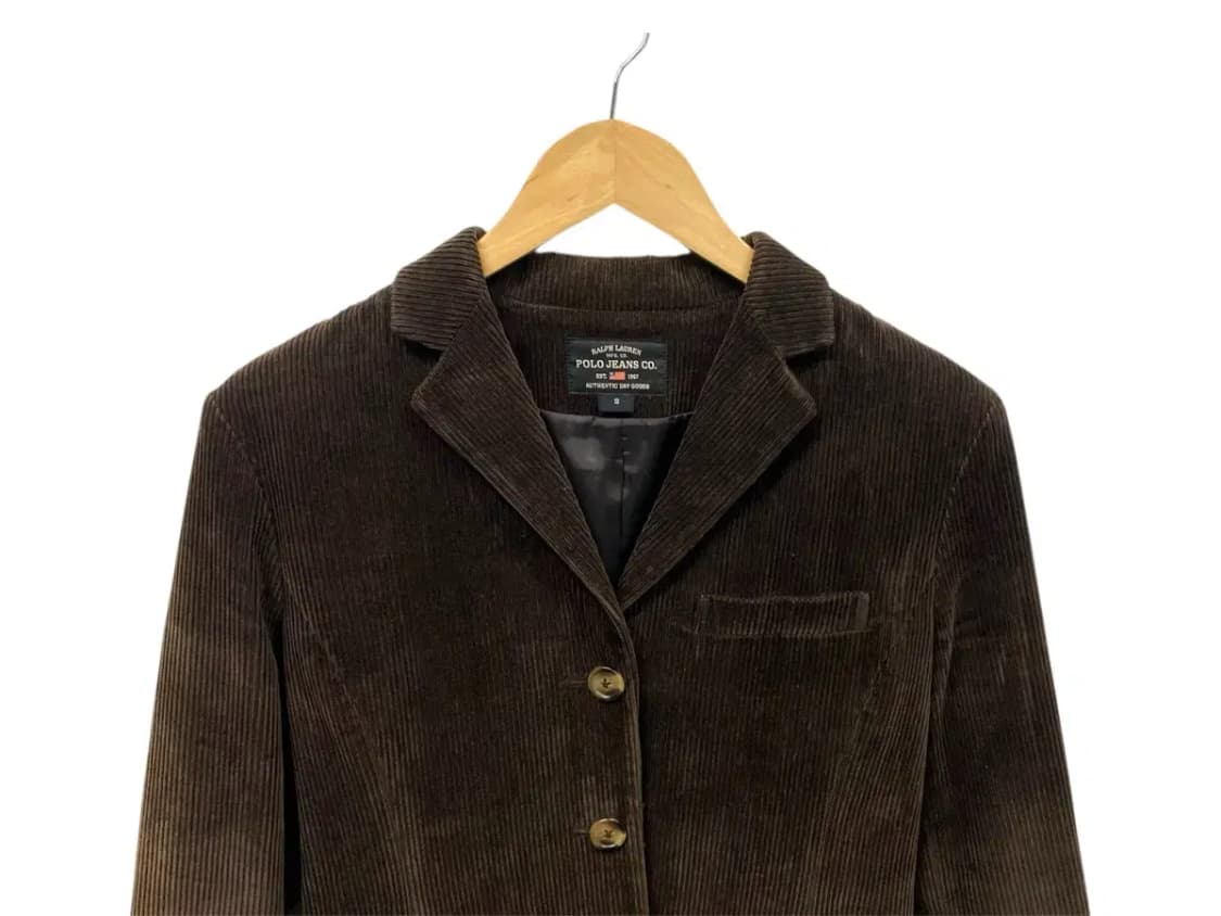 폴로 랄프로렌 진스 양가죽배색 코듀로이 블레이저 자켓 S 상품이미지2