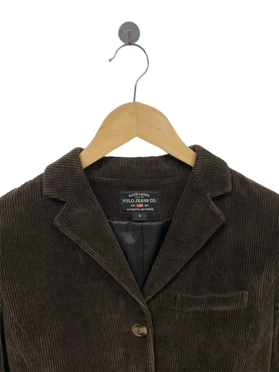 폴로 랄프로렌 진스 양가죽배색 코듀로이 블레이저 자켓 S 상품이미지4