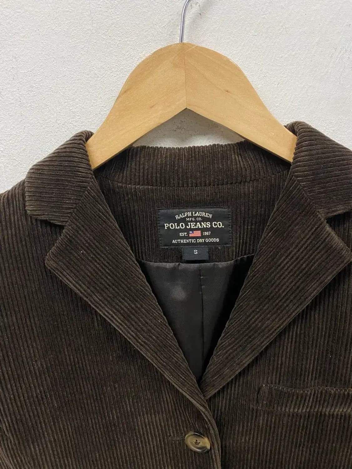 폴로 랄프로렌 진스 양가죽배색 코듀로이 블레이저 자켓 S 상품이미지8