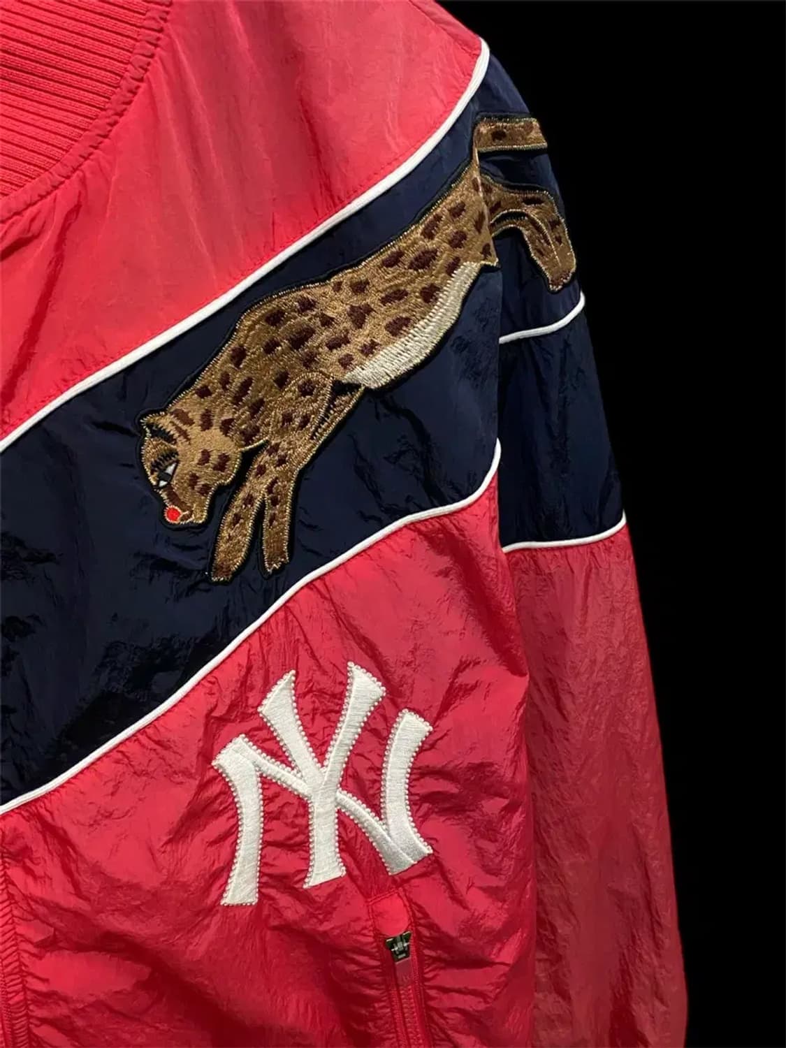 MLB 표범 베이스볼 바람막이 점퍼 95 상품이미지2