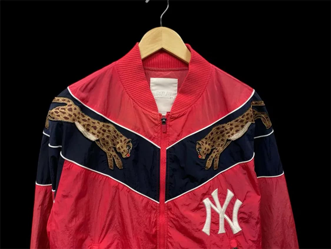 MLB 표범 베이스볼 바람막이 점퍼 95 상품이미지3