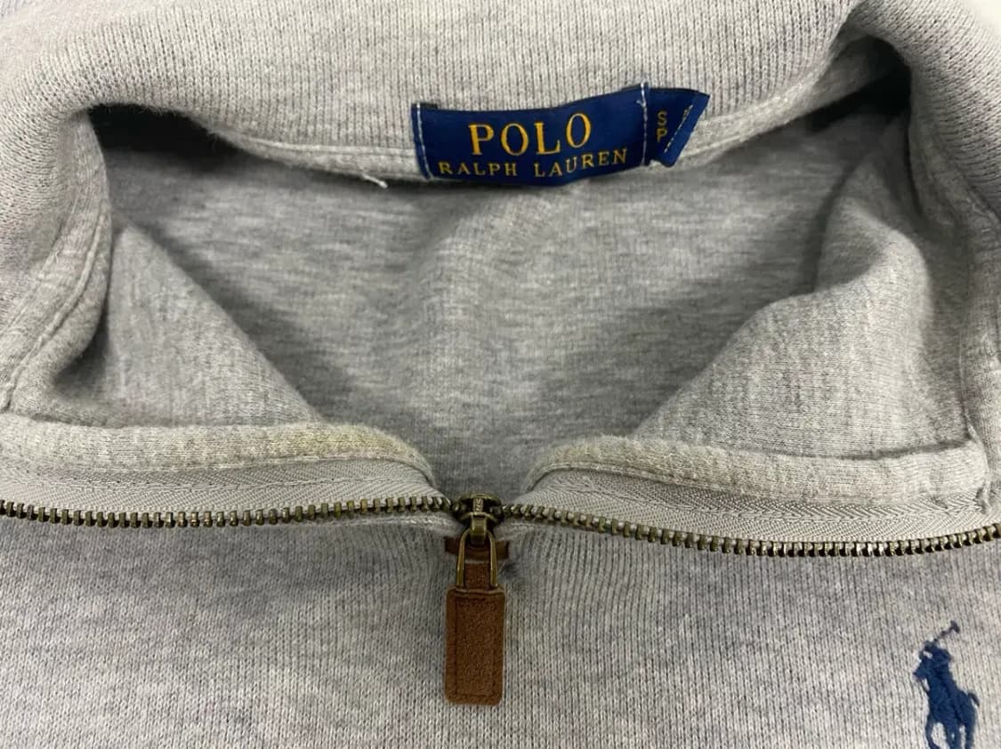폴로 랄프로렌 그레이 반집업 S 상품이미지5