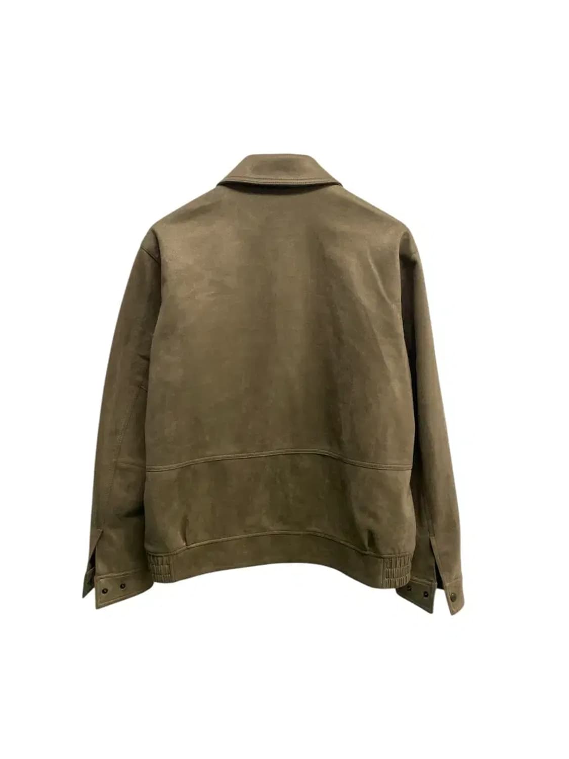 OLZEN 캐주얼 솔리드 스웨이드 트러커 점퍼 XL 상품이미지4