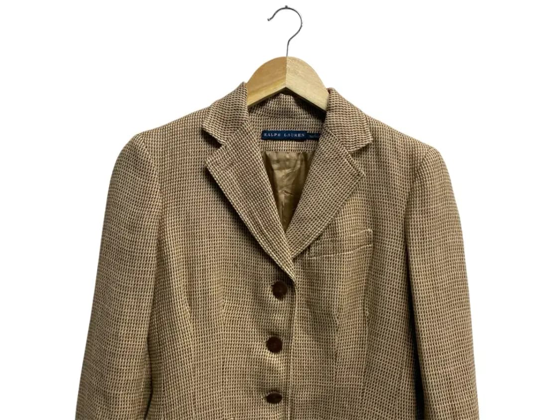 폴로 랄프로렌 체크 블레이저 자켓 XS 상품이미지2