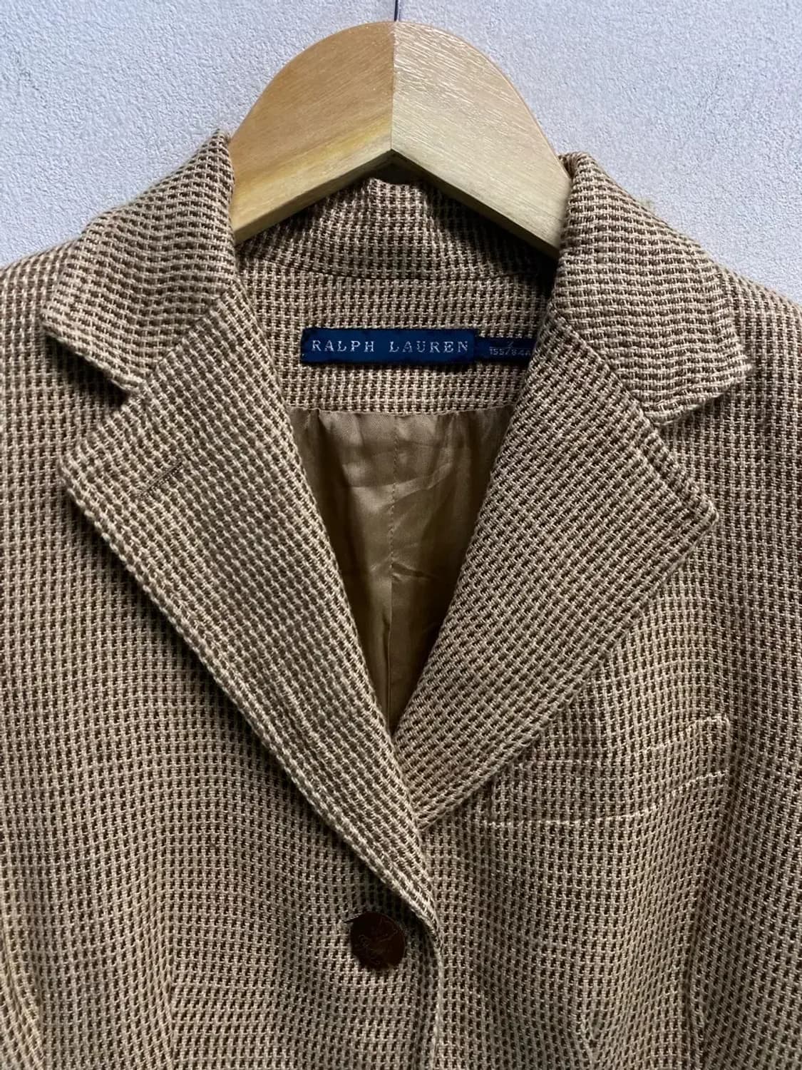 폴로 랄프로렌 체크 블레이저 자켓 XS 상품이미지4