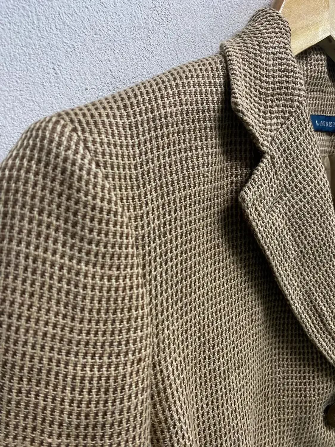 폴로 랄프로렌 체크 블레이저 자켓 XS 상품이미지5