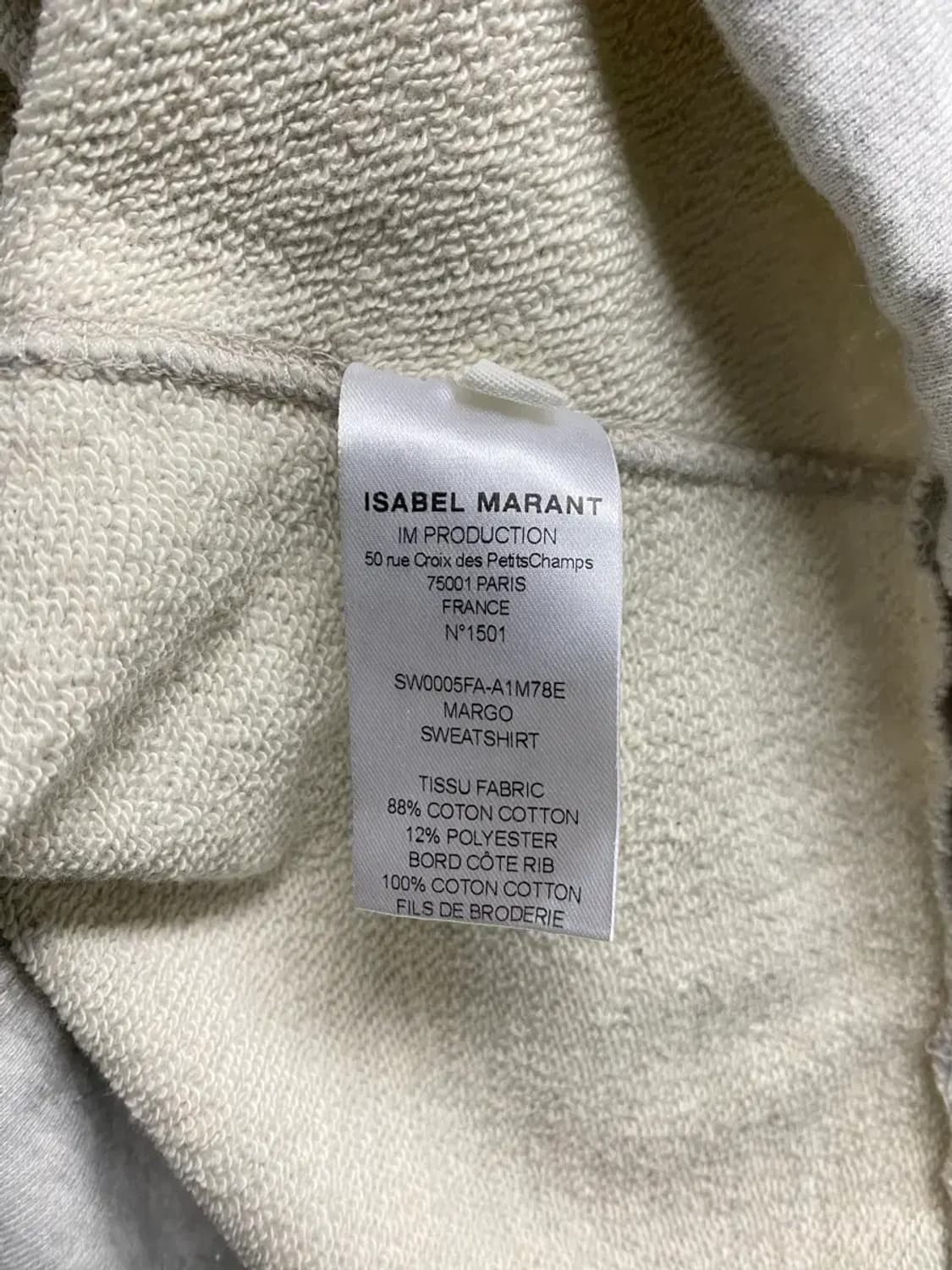 이자벨마랑 isabel marant 크롭 스웨트셔츠 34 상품이미지5