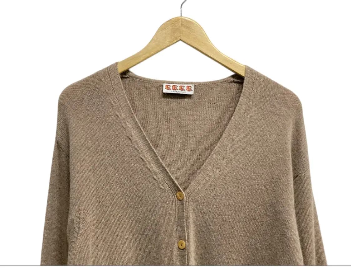 옆트임 빈티지 이탈리아 브이넥 가디건 free 상품이미지2