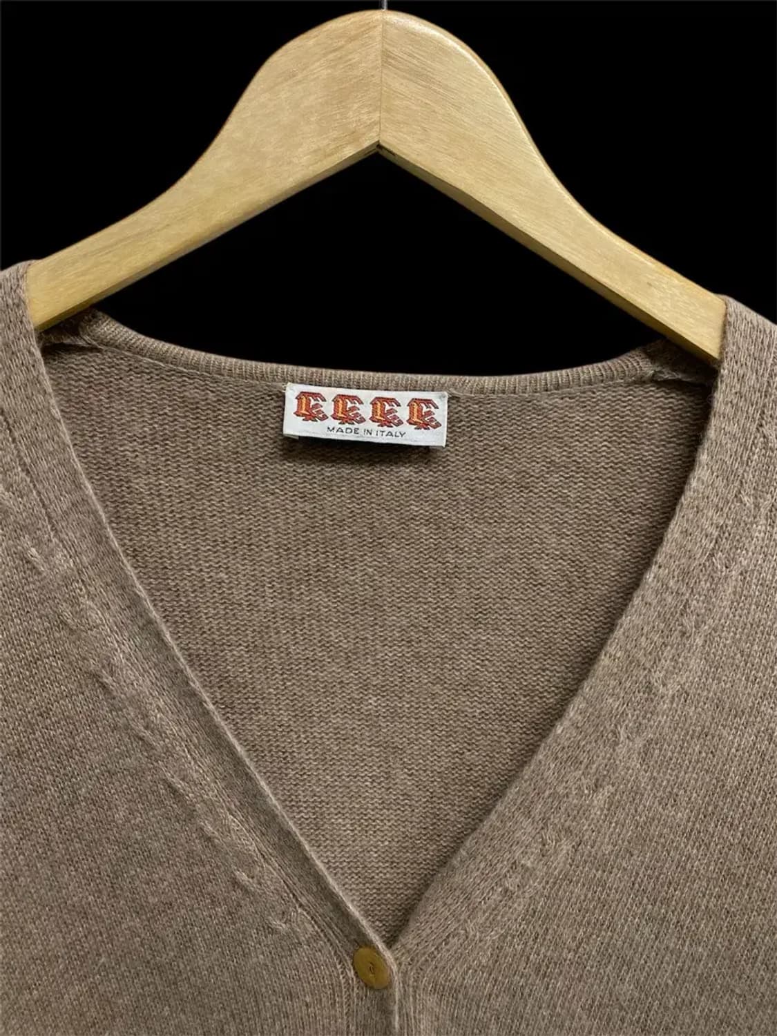 옆트임 빈티지 이탈리아 브이넥 가디건 free 상품이미지4