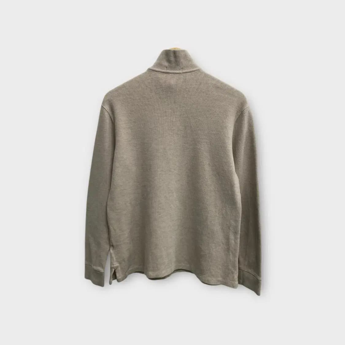 폴로 랄프로렌 베이지 반집업 S 상품이미지3