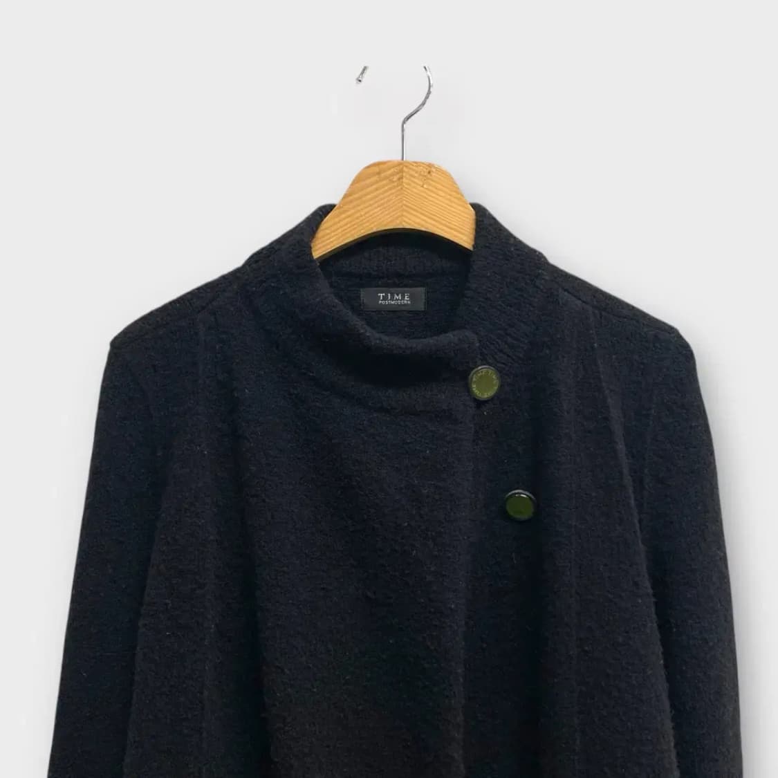 타임 TIME 울 니트 하이넥 코트 가디건 FREE 상품이미지2