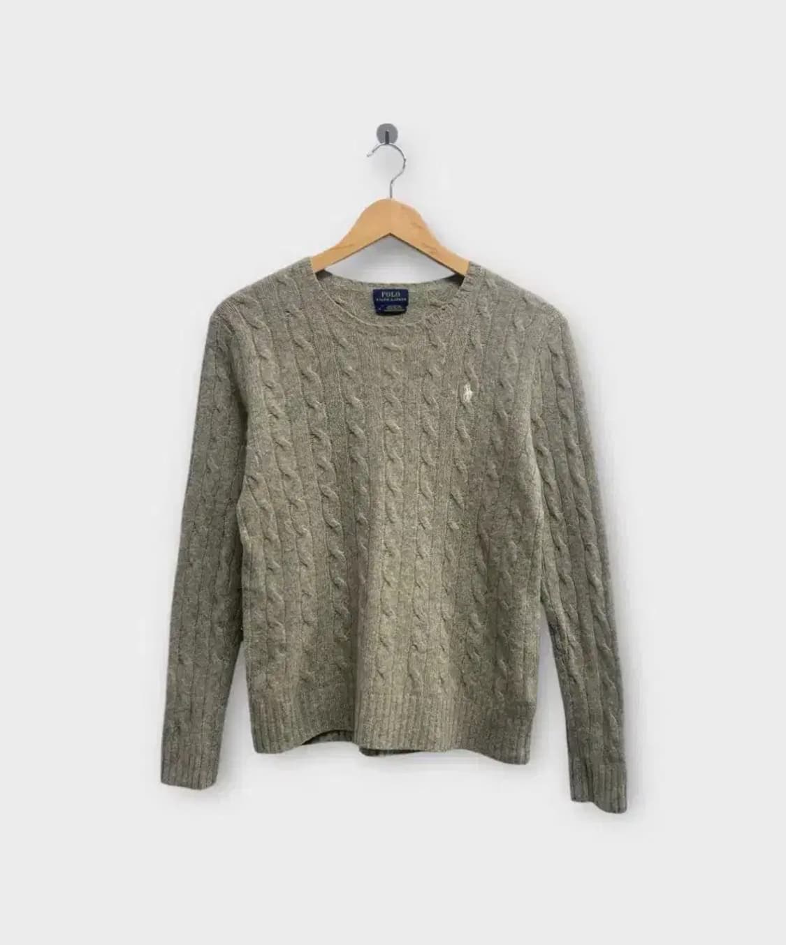 폴로랄프로렌 그레이 케이블 니트 M 상품이미지1