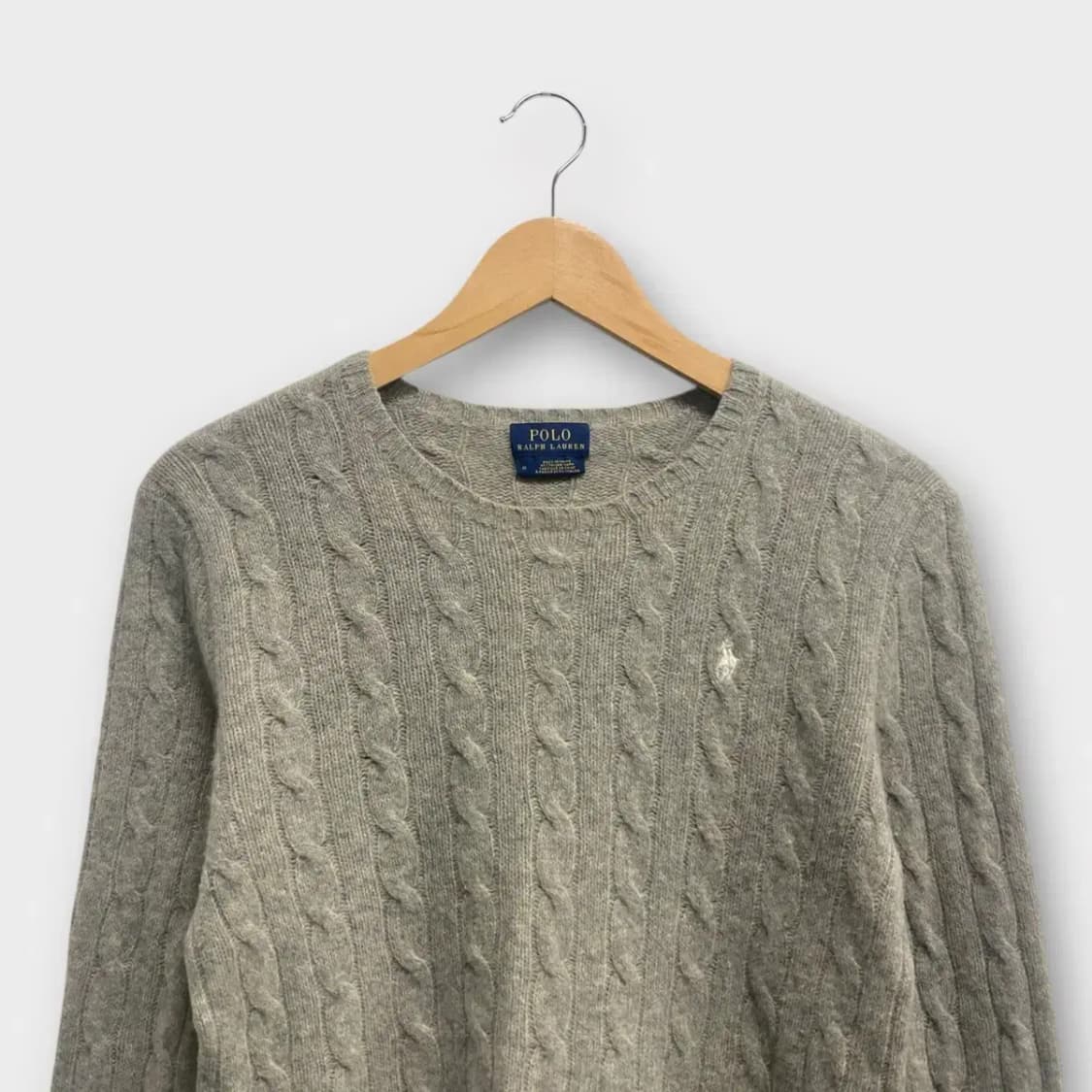폴로랄프로렌 그레이 케이블 니트 M 상품이미지2