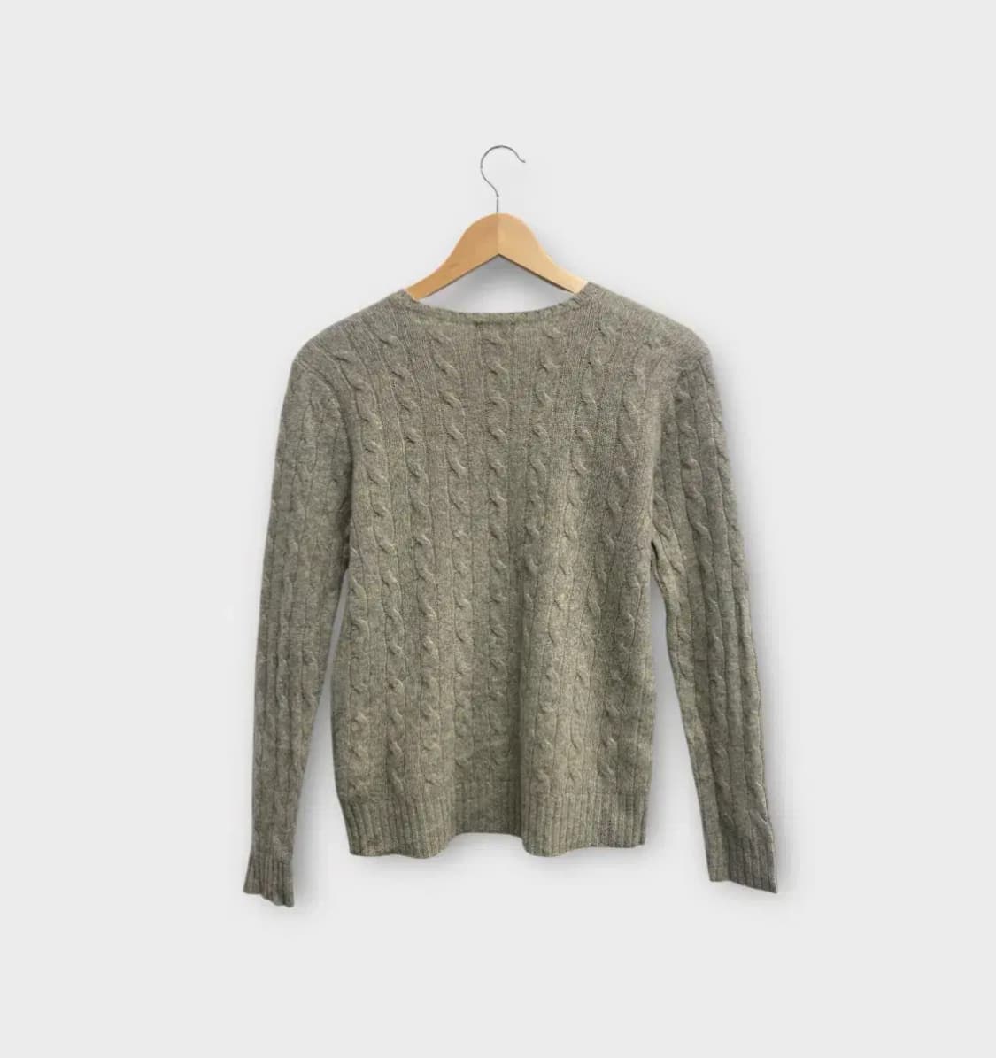 폴로랄프로렌 그레이 케이블 니트 M 상품이미지3