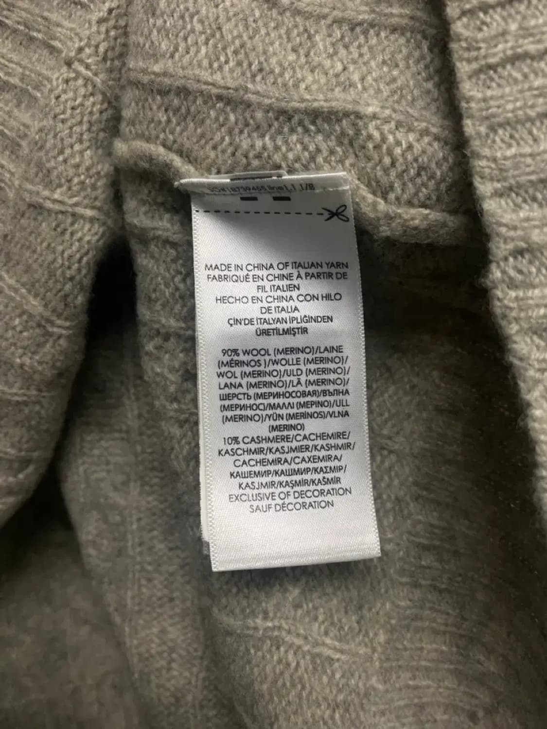 폴로랄프로렌 그레이 케이블 니트 M 상품이미지5
