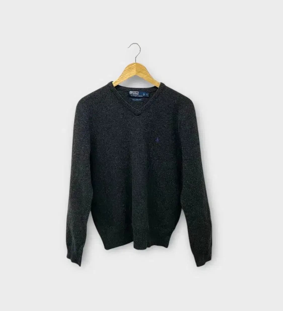 폴로랄프로렌 브이넥 울 니트 L 상품이미지1