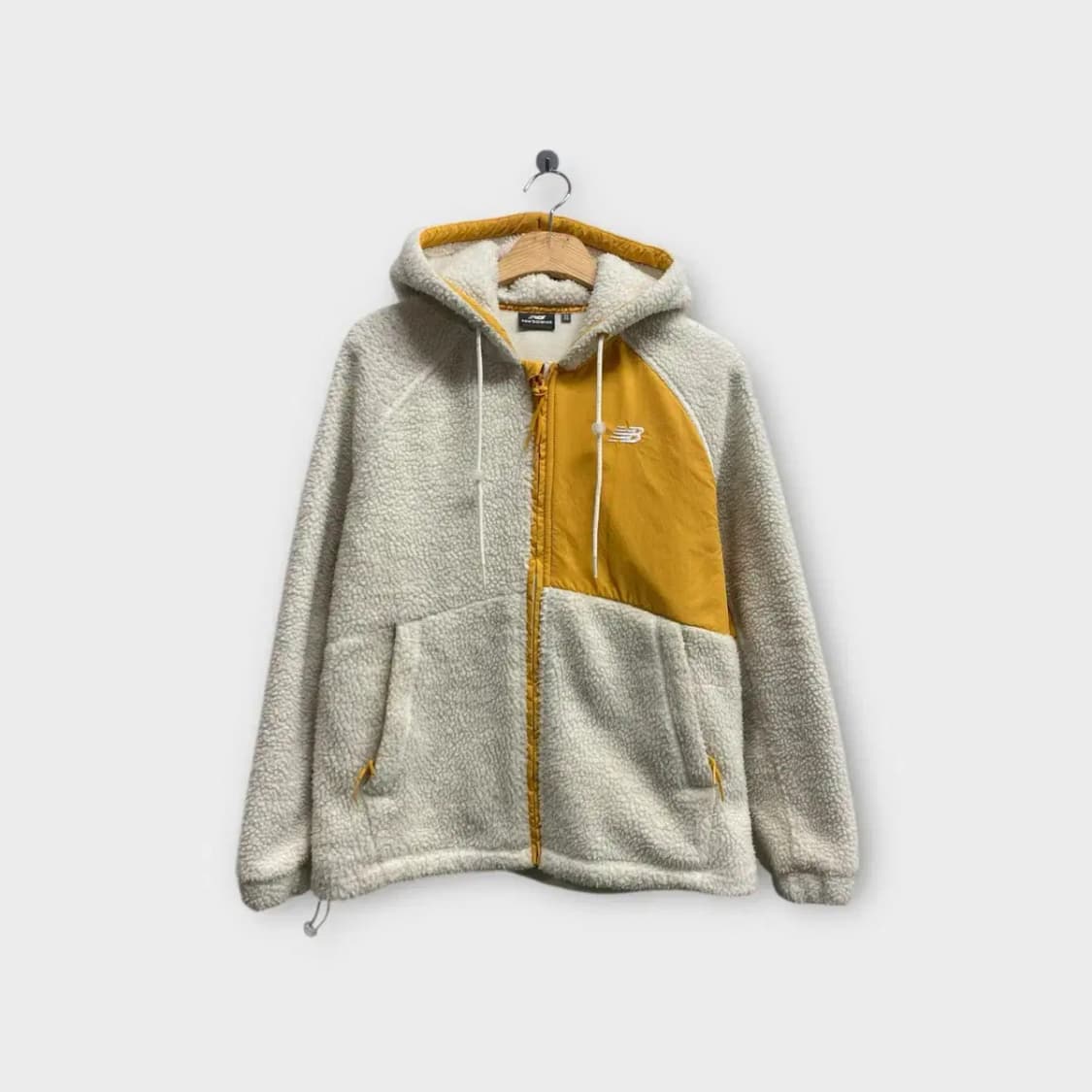 뉴발란스 NB 아이보리 뽀글이 집업 85 XS 상품이미지1