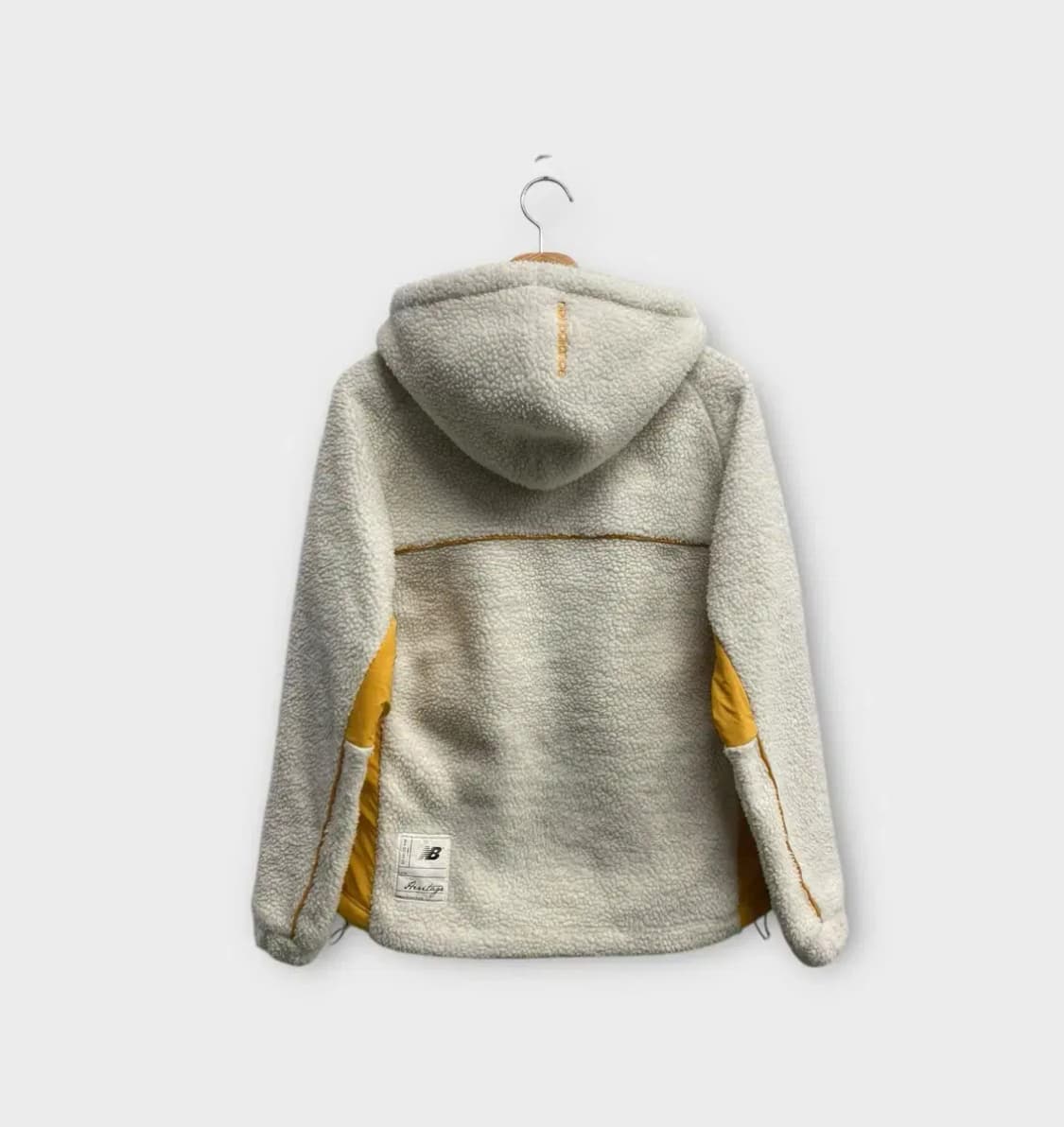 뉴발란스 NB 아이보리 뽀글이 집업 85 XS 상품이미지3