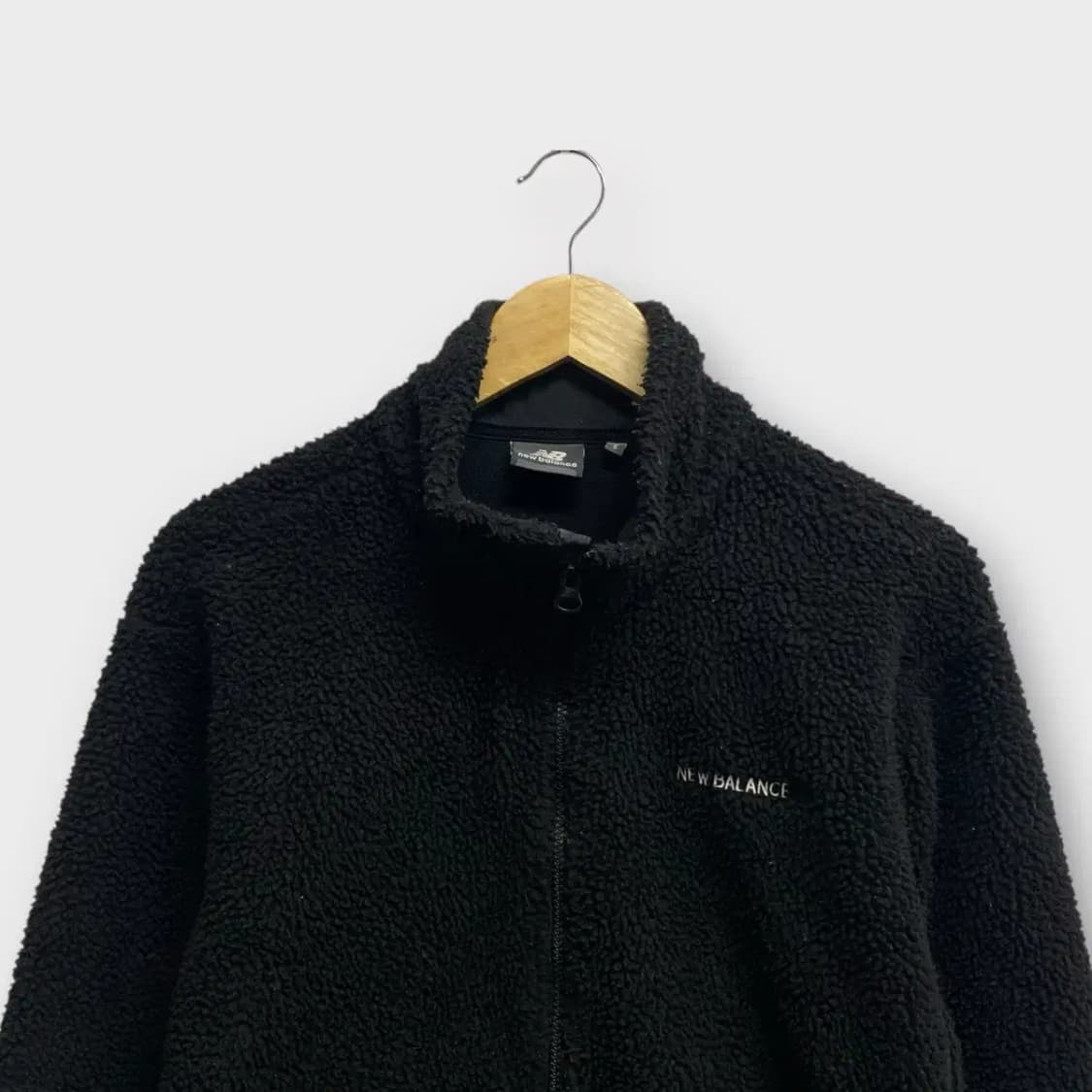 NB 뉴발란스 BK 뽀글이 집업 S 상품이미지3