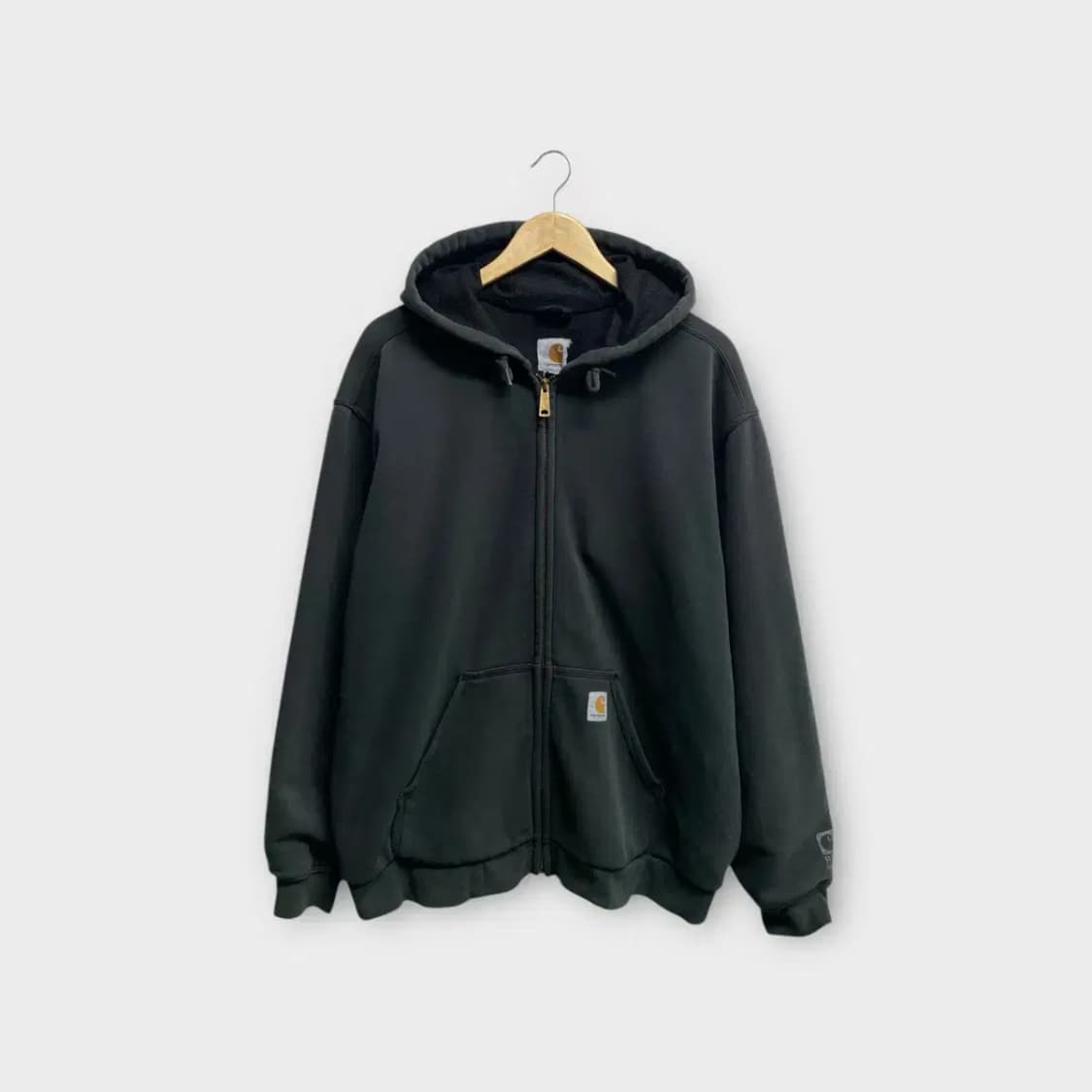 칼하트 써멀 먹색 후드집업 L-2XL 상품이미지1