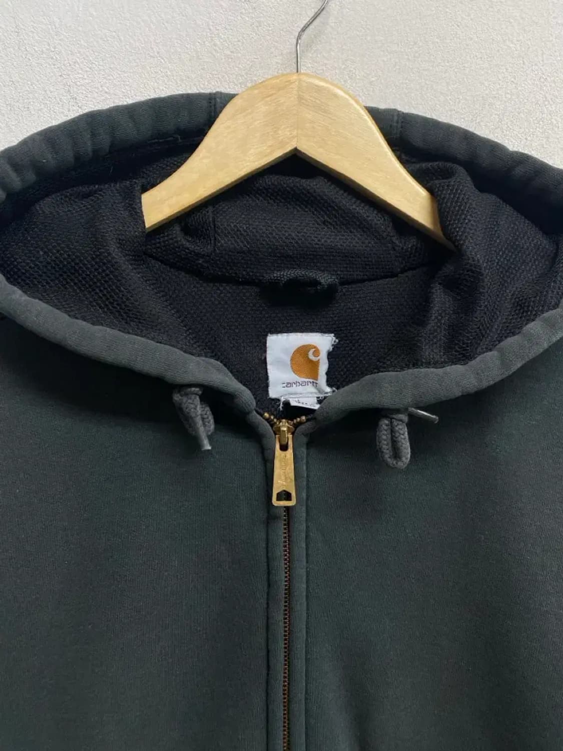 칼하트 써멀 먹색 후드집업 L-2XL 상품이미지5