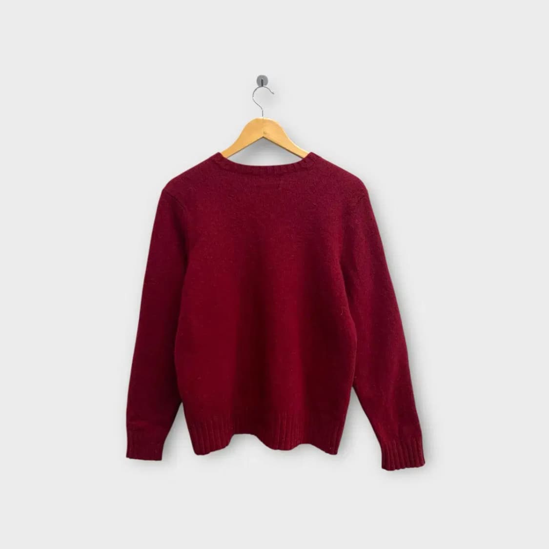 폴로랄프로렌 레드 메리노 울 스웨터 S 상품이미지3