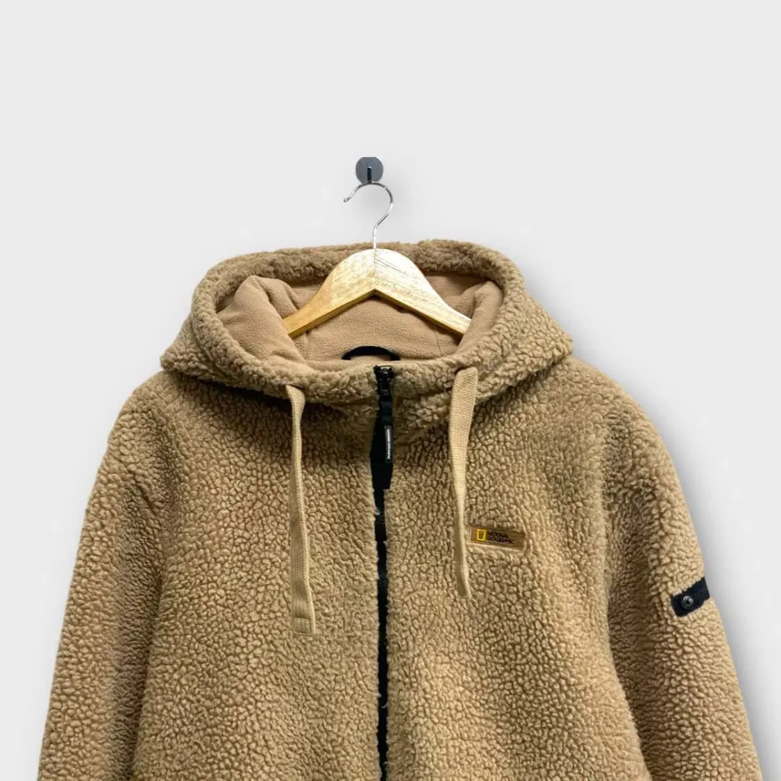 내셔널지오그래픽 뽀글이 후드집업 XL 상품이미지2