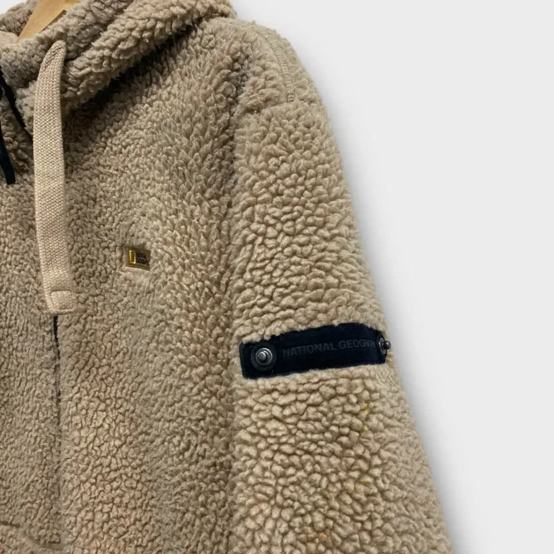 내셔널지오그래픽 뽀글이 후드집업 XL 상품이미지4