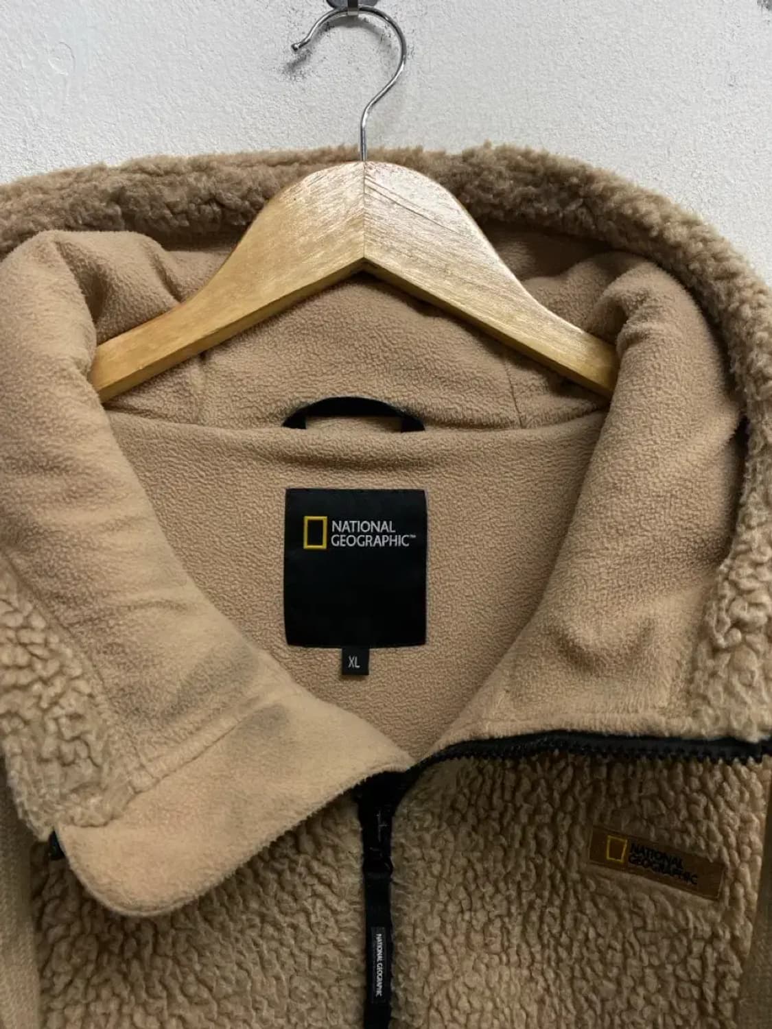 내셔널지오그래픽 뽀글이 후드집업 XL 상품이미지5