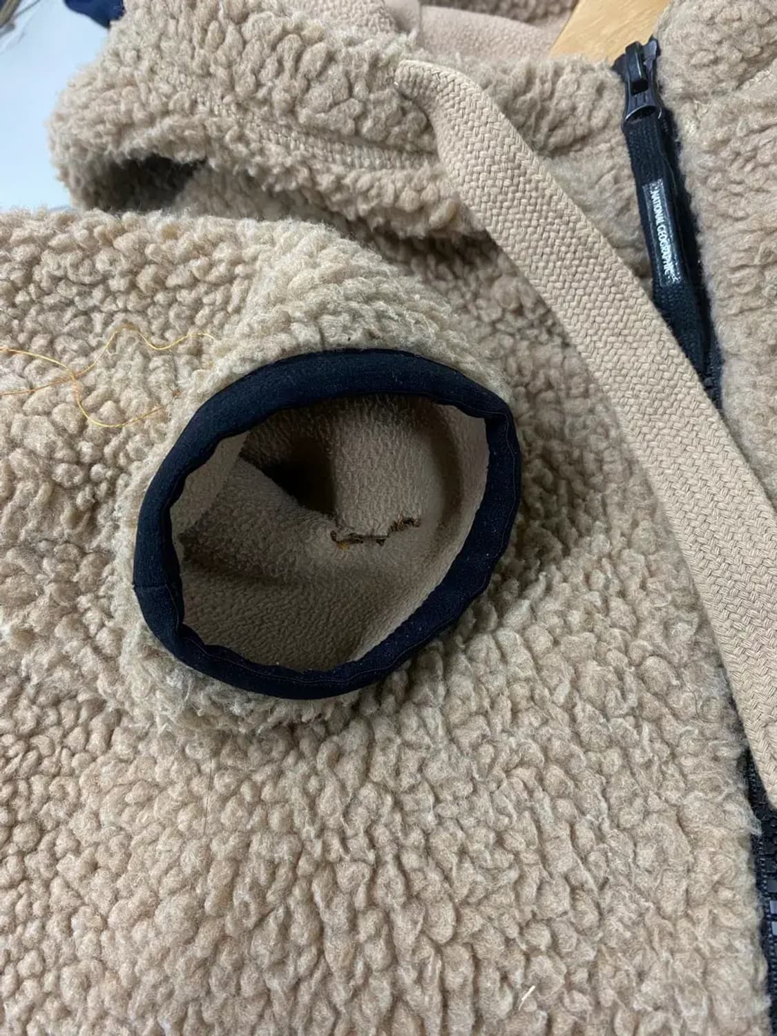 내셔널지오그래픽 뽀글이 후드집업 XL 상품이미지9