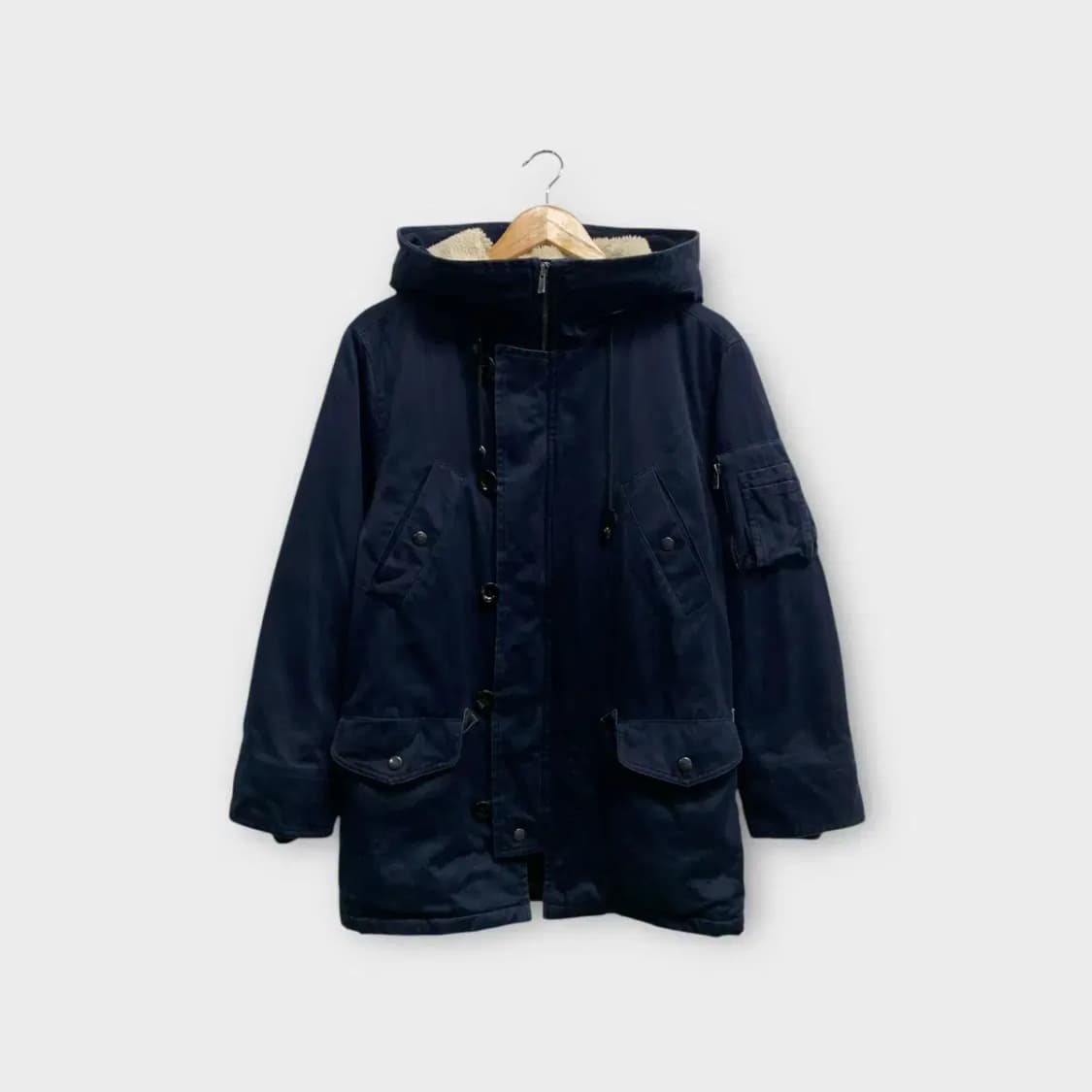 아페쎄 A.P.C. 양털후드 야상패딩 XS -S 상품이미지1