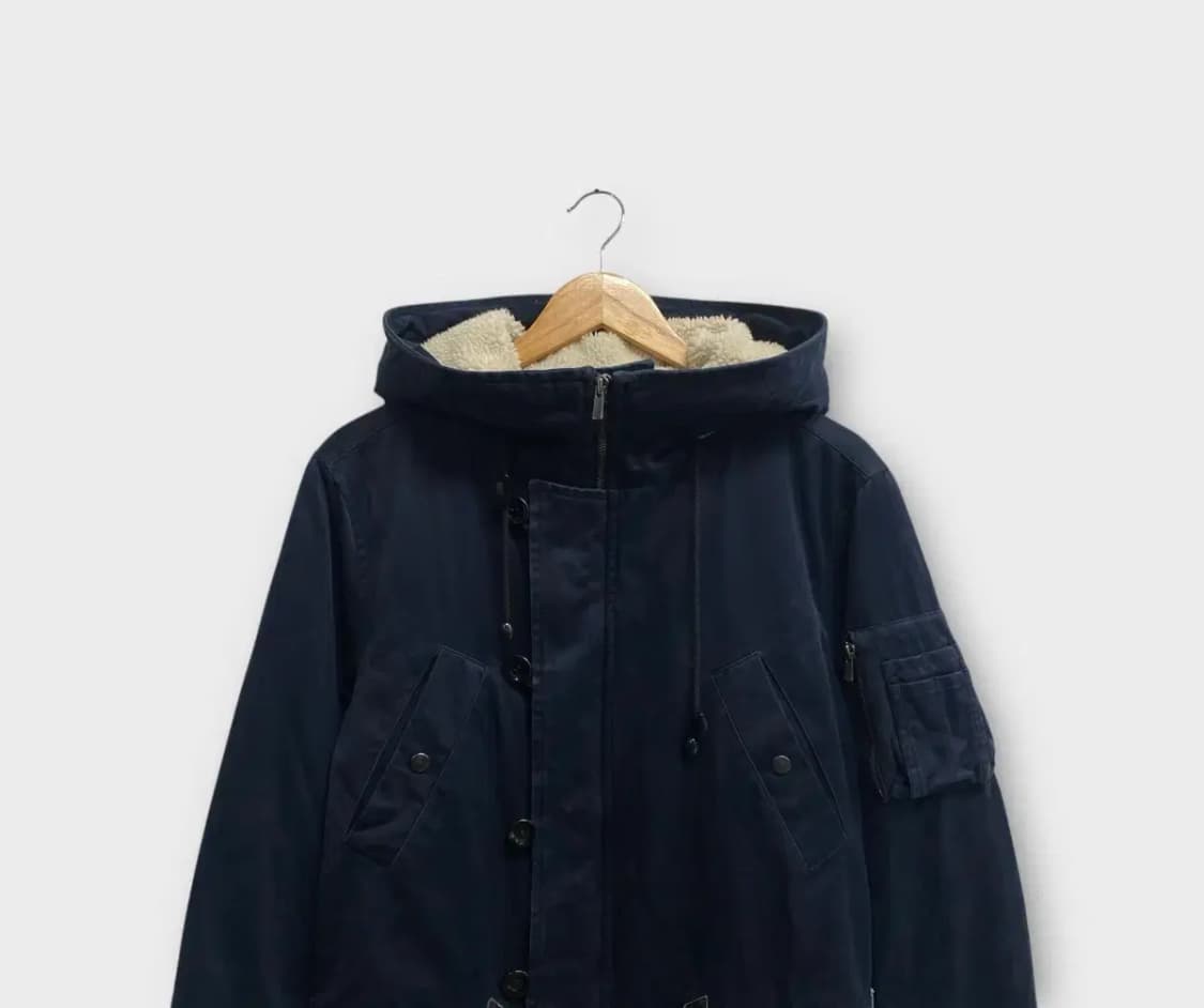 아페쎄 A.P.C. 양털후드 야상패딩 XS -S 상품이미지2
