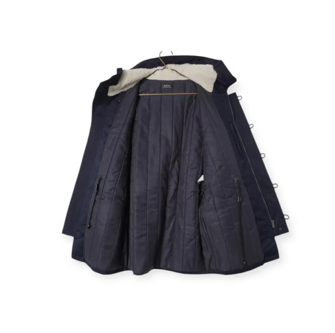 아페쎄 A.P.C. 양털후드 야상패딩 XS -S 상품이미지5