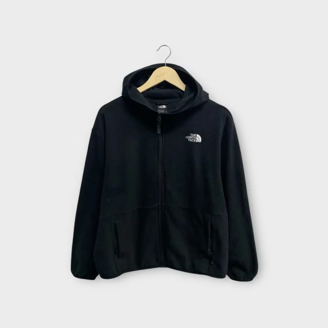 노스페이스 플리스 집업 블랙 L 상품이미지1