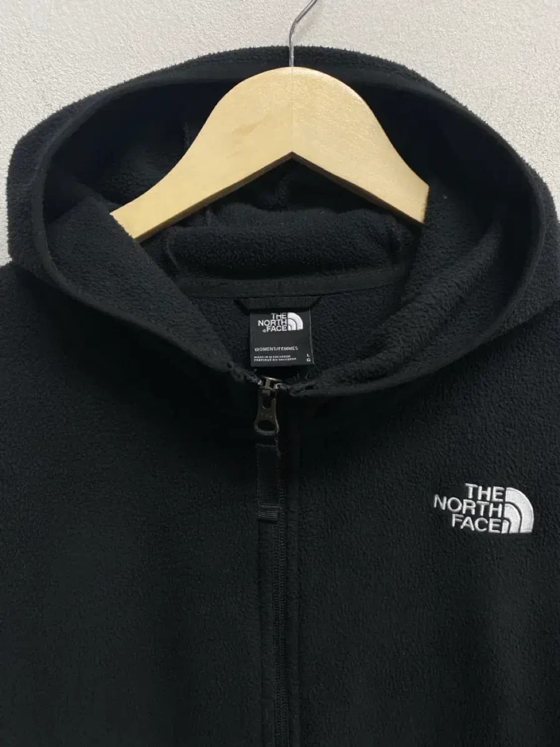 노스페이스 플리스 집업 블랙 L 상품이미지5