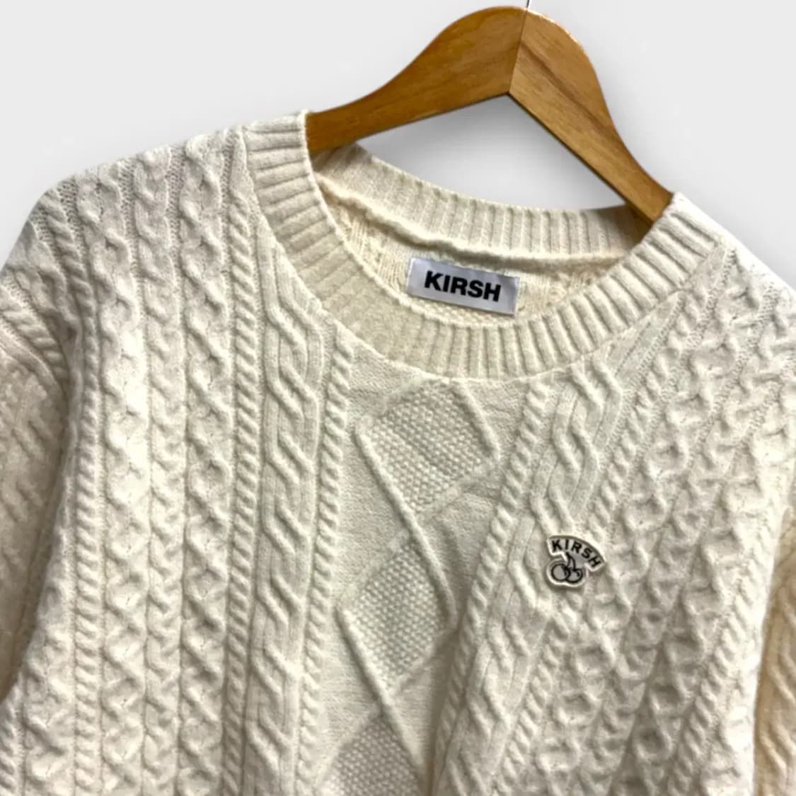 키르시 꽈배기 케이블 니트 S-M 상품이미지2