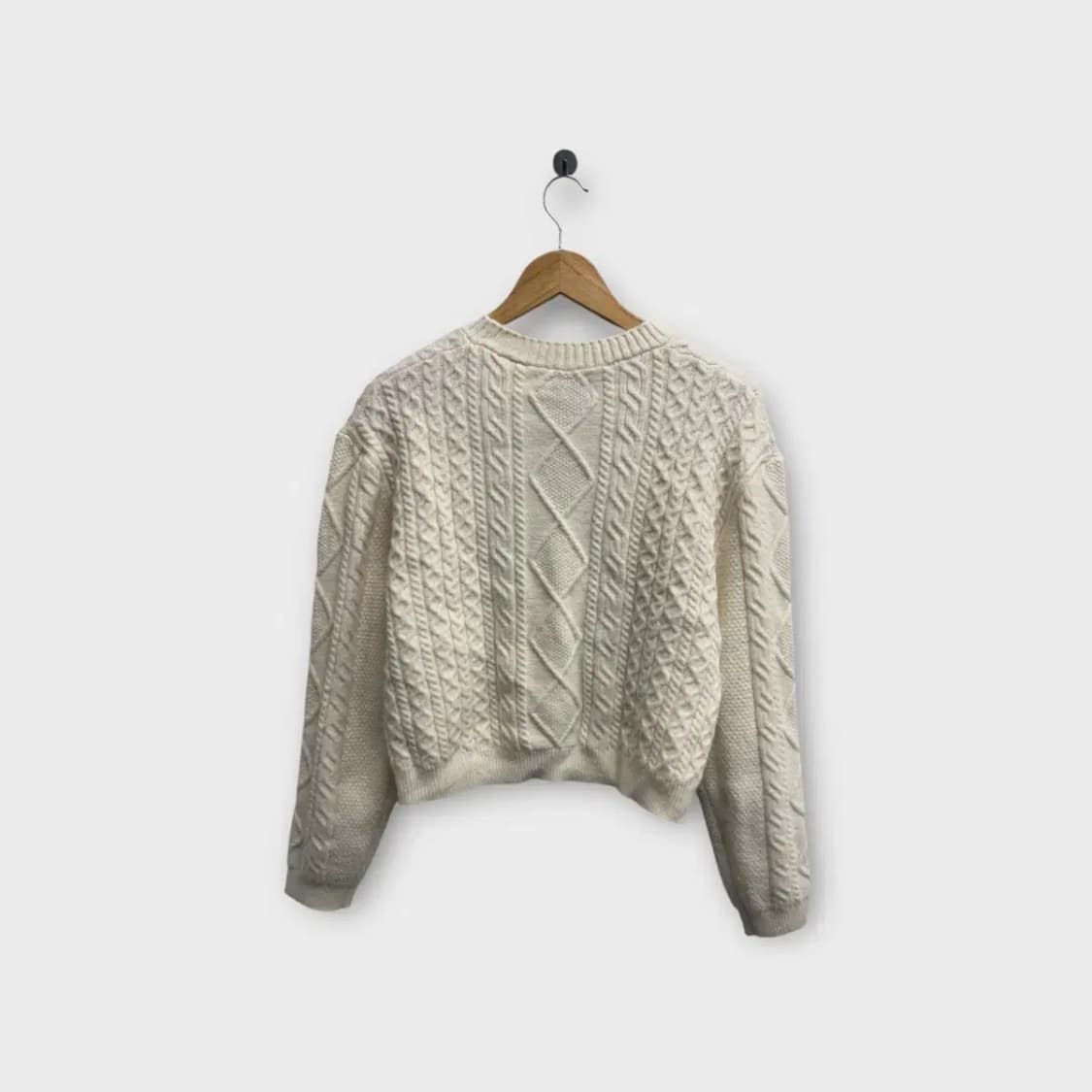 키르시 꽈배기 케이블 니트 S-M 상품이미지3