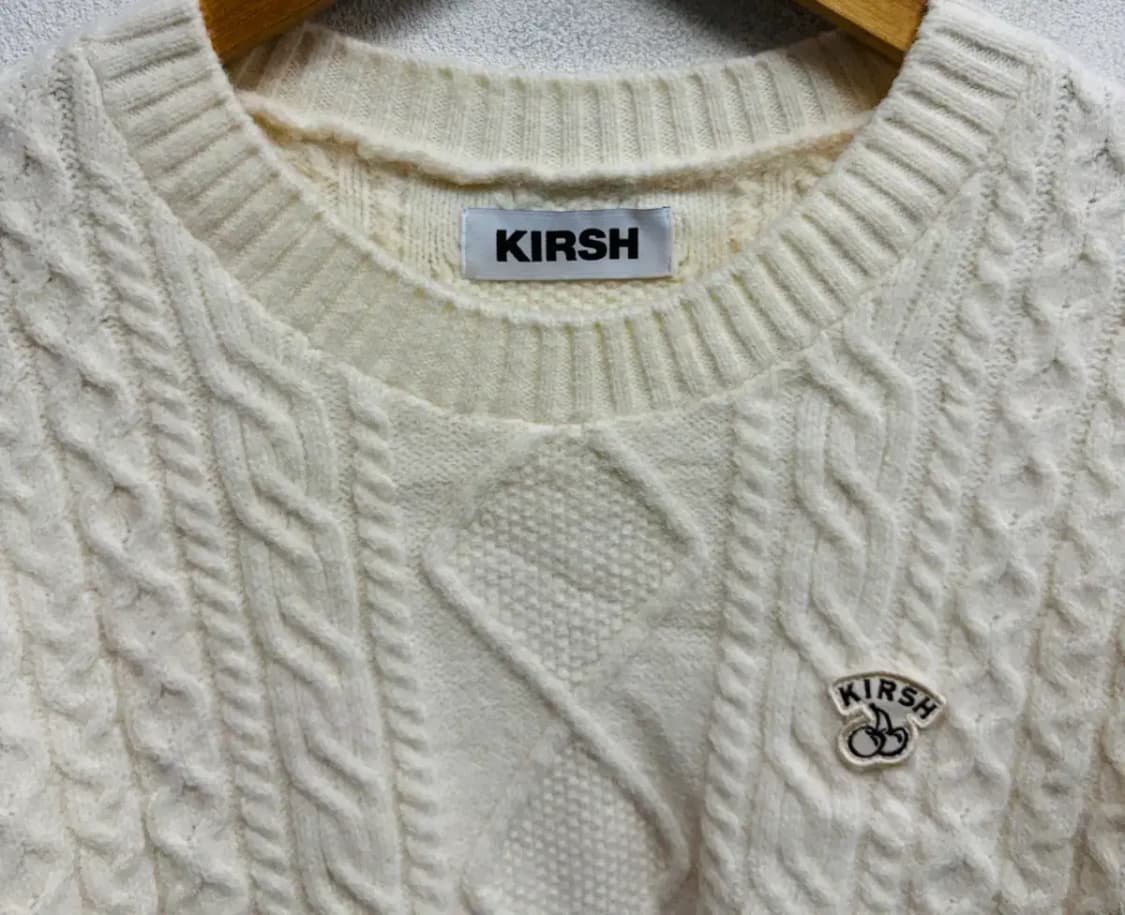 키르시 꽈배기 케이블 니트 S-M 상품이미지4