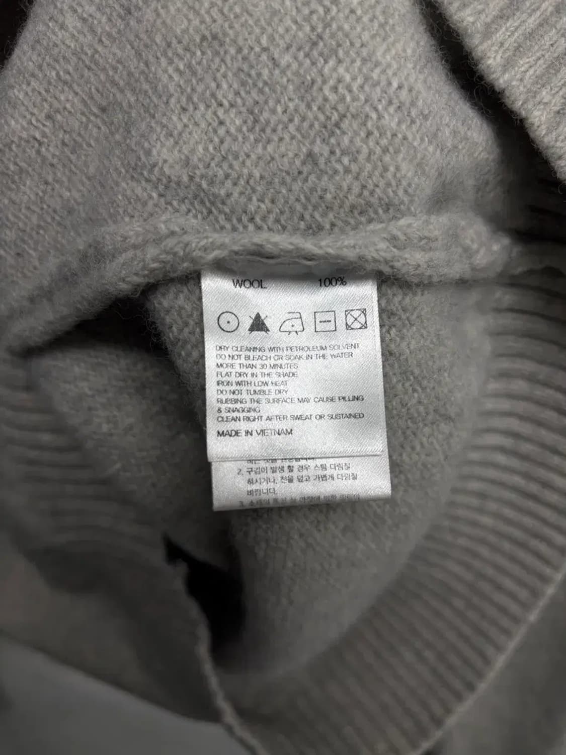 브룩스브라더스 그레이 울니트 L 상품이미지5