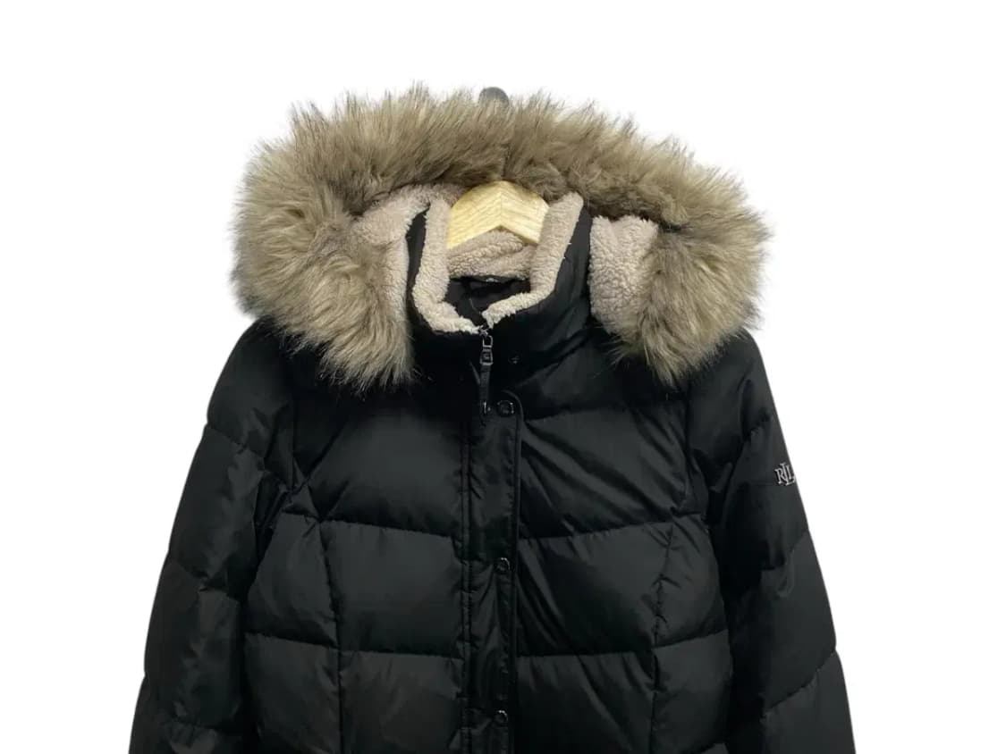 랄프로렌 여성 퍼트리밍 후드 다운 롱패딩 M 상품이미지2