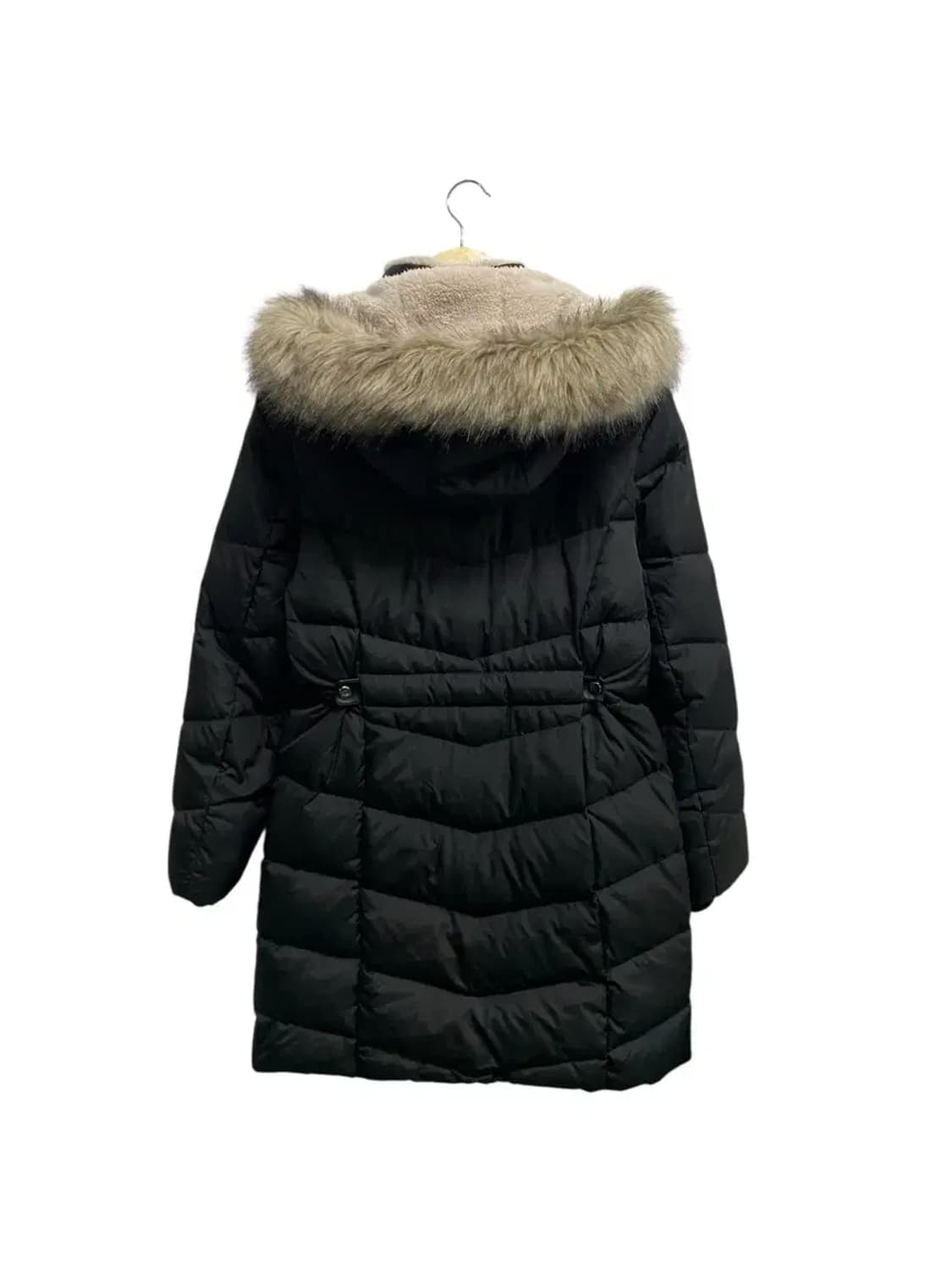랄프로렌 여성 퍼트리밍 후드 다운 롱패딩 M 상품이미지4
