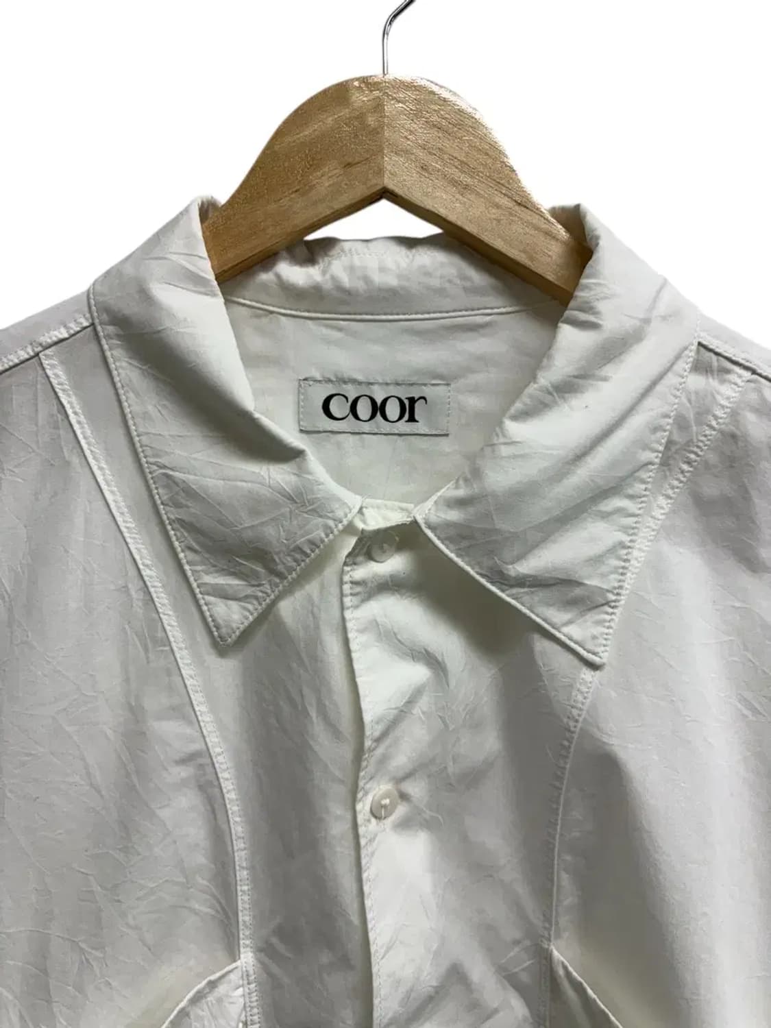 쿠어 coor  STRING BIG POCKET SHIRT L 상품이미지4